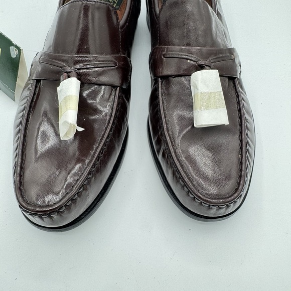Nunn Bush Tassel Loafers Mens 10M Burgundy Leather Kiltie Dress Shoes Preppy main image 7